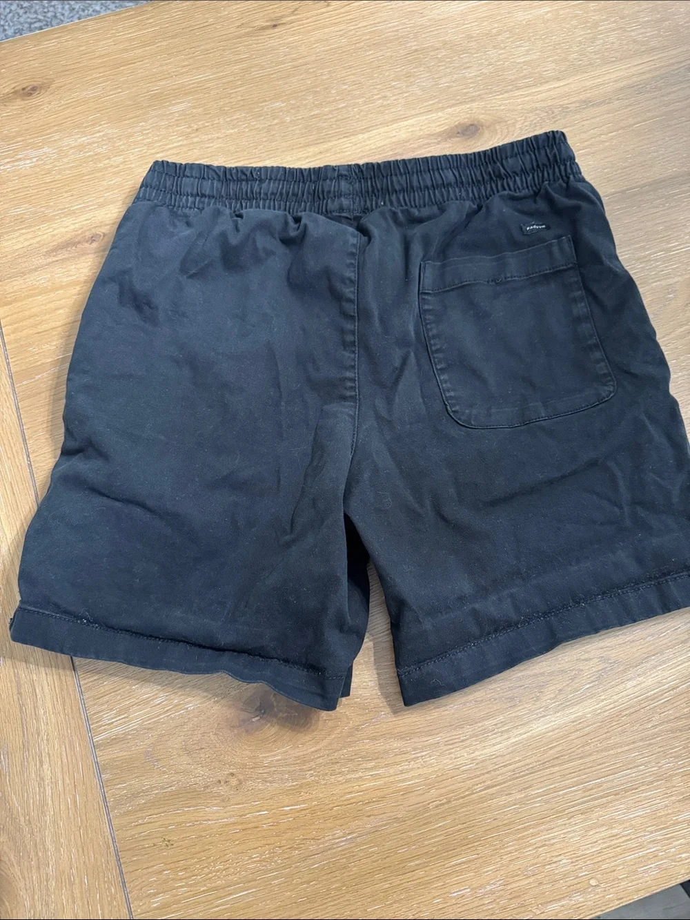 PacSun Black Shorts, Palm & Wave Embroidery